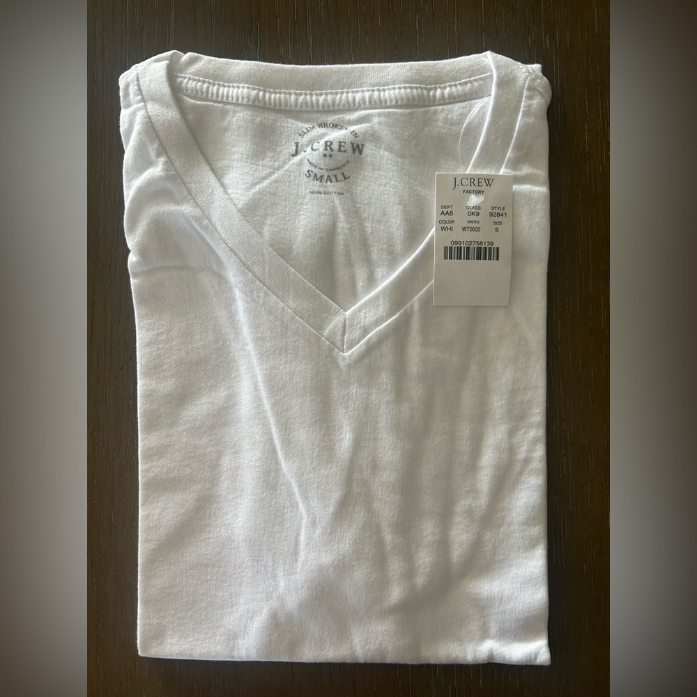 J-Crew White Tee